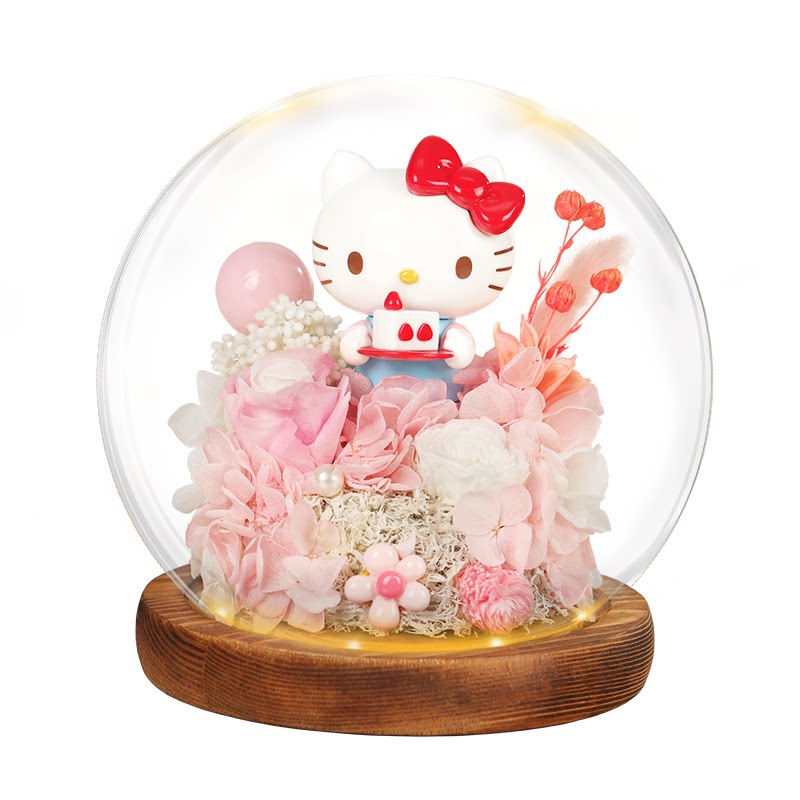哈喽hellokitty永生花送女友闺蜜