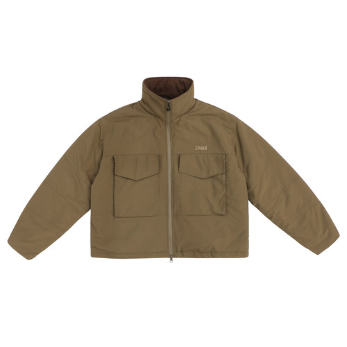 DAIKON Lab 24aw户外机能多袋立领3M新雪丽廓形短款工装棉服外套