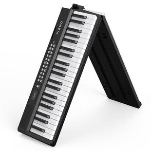 斯帕勒可折叠电子钢琴88键盘便携式初学者家用成年练习专业手卷琴