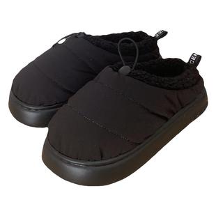 细细条 韩版ins潮束口棉拖鞋男女室内外穿保暖加绒情侣冬季月子鞋