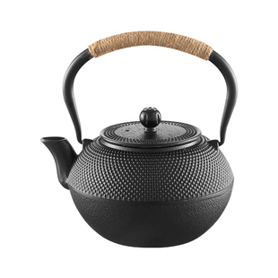 捷安玺围炉煮茶壶可明火铁壶烧水壶茶水分离泡茶专用加厚铸铁茶壶