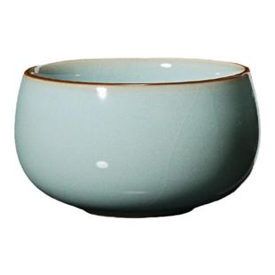 廷怀窑 汝窑茶杯陶瓷功夫茶杯品茗杯主人杯单杯汝州汝瓷禅定杯子