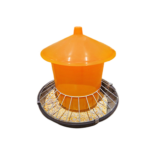 自动喂鸡食槽牛筋圆形喂食神器专用盆分格食槽小仔猪鸭鹅养殖设备