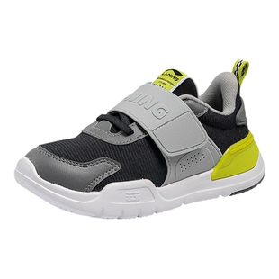 李宁儿童鞋一脚蹬运动鞋2026春季新款男童跑鞋幼儿园网面宝宝鞋