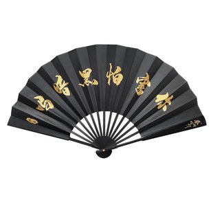 正版秦时明月卫庄cos折扇荧光绢布扇子古风折叠天行九歌动漫周边