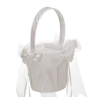 结婚花童花篮新娘婚礼撒花伴娘散花结婚花瓣手提篮子居家收纳道具