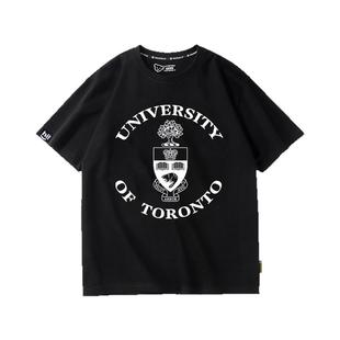 多伦多大学短袖t恤衣服夏季校友会多大UofT纪念品校服Toronto定制