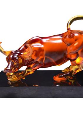 琉璃开业贺礼礼品炒股办公室摆件