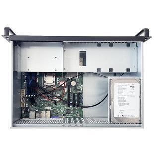 恒煜3U-300工控服务器机箱30cm深短箱带光驱位工作站存储ATX机箱