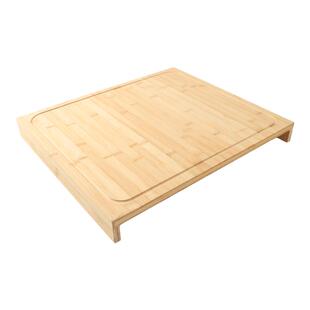 竹制水槽菜板洗碗机盖板厨房专用案板家用切菜板双面钻板卡位砧板