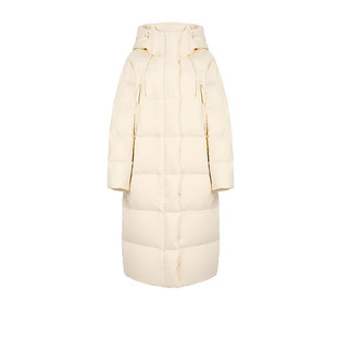 AIMISS爱美斯90鸭绒长款羽绒服冬季新款保暖连帽巨好看的冬装外套