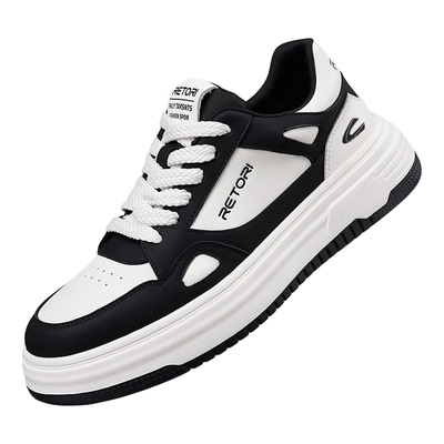 骆驼动感2025新款透气厚底板鞋