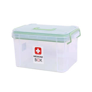 多层药箱家庭装家用医药箱透明大容量药物收纳盒医疗急救小号药箱