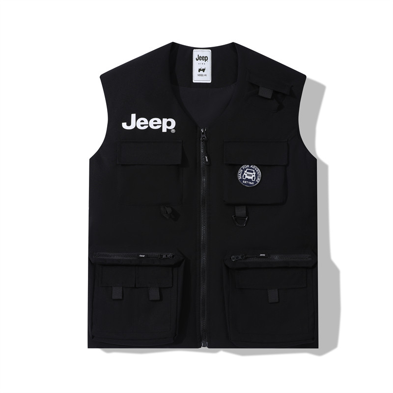 Jeep吉普童装马甲保暖工装背心