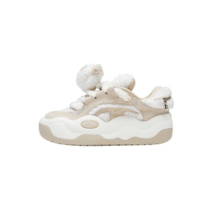 Champion冠军云朵棉花厚底面包鞋女鞋潮牌板鞋男鞋加绒保暖休闲鞋