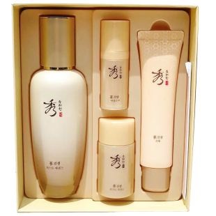 韩国秀雅韩真生初颜精华液套装 导入水前面部肌底液补水保湿套盒