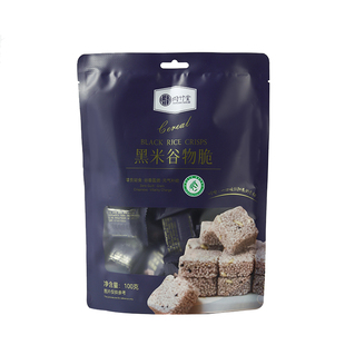 同竹堂黑米谷物脆传统米花酥粗粮休闲零食非油炸糕点谷物独立包装