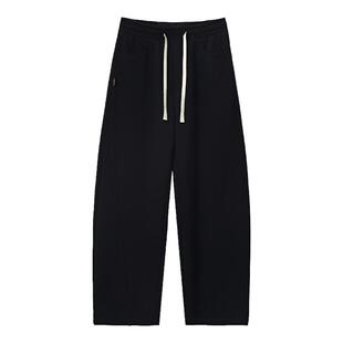 回力裤子男款春秋新款运动直筒裤宽松百搭男士休闲卫裤美式弯刀裤