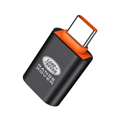 适用21-26路虎揽胜极光L音乐U盘typec口转USB接头手机充电线转换