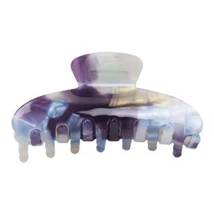 日韩新款醋酸大号发抓夹后脑马尾抓炫彩晕染头发夹女士洗澡盘发饰