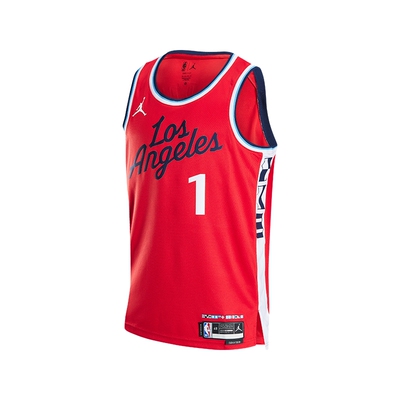 NBA官方NIKE耐克快船队哈登速干专业训练运动轻薄球衣篮球服男