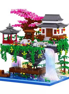 【爆款】桃花潭积木模型