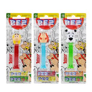 PEZ皮礼士糖 高卢英雄传进囗儿童创意糖果机水果味糖收藏手办礼物