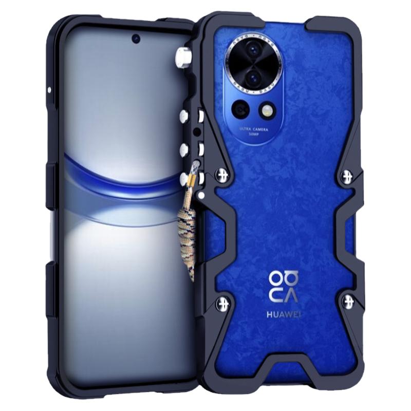 适用于华为Nova14Pro手机壳nova14ultra金属边框nova12ultra机械臂nova13pro保护套11u全包透气散热10pro铁框