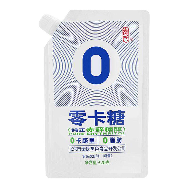 秦氏0卡糖纯赤藓糖醇0脂
