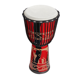 前谷桃花芯非洲鼓成人初学者12寸手鼓大人打击乐器云南丽江民谣鼓