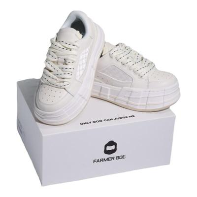 寻找独角兽 FARMER BOB艺术灵感夹心饼干休闲鞋 黑白百搭ins潮流