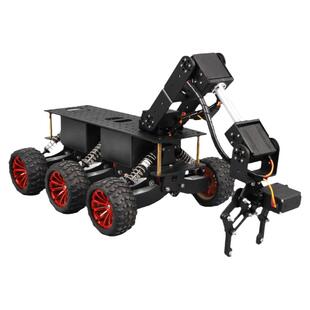 6WD减震车搜救平台 机械臂智能小车兼容Arduino手柄 航模遥控底盘
