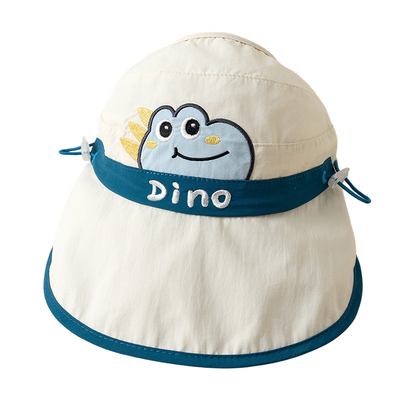 宝宝夏季大帽檐空顶防晒帽遮阳帽