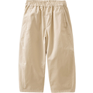 马克珍妮云柔匹马棉男童休闲百搭弯刀裤 儿童裤子春装新款560067