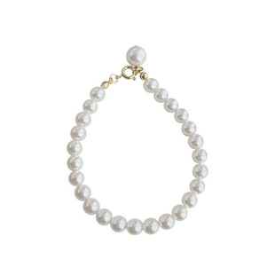 施家玻璃珍珠手链小米珠手串小众时尚法式轻奢风高级感送闺蜜朋友