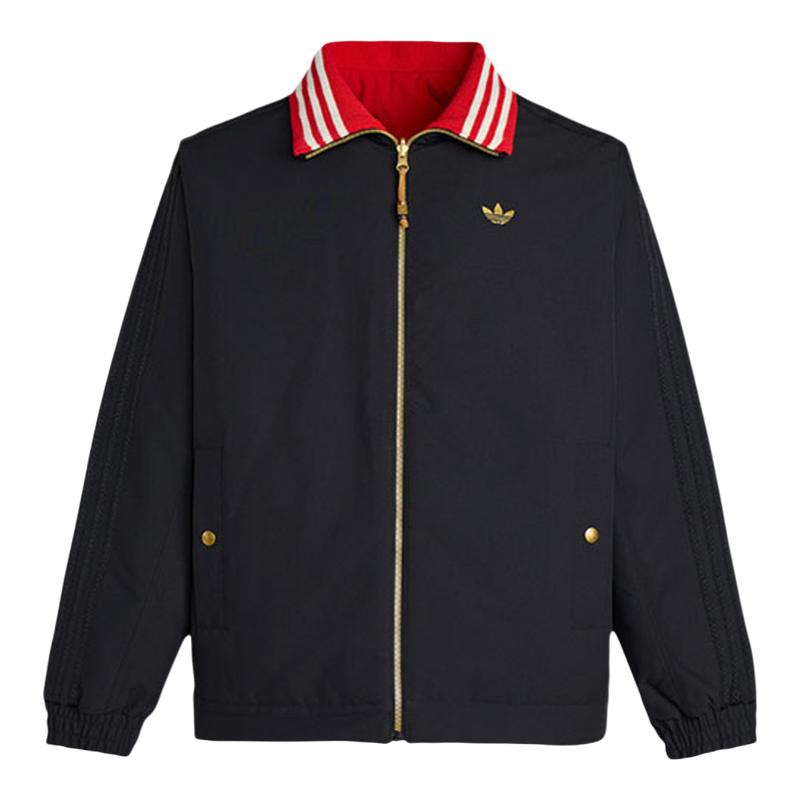 【自营】ADIDAS阿迪达斯三叶草红色双面穿棉衣外套男子棉服KT0639
