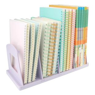 博美乐书立架分隔板多层加厚儿童桌面书架书立防倒学校课桌收纳置物架书挡架书夹固定书本支撑架办公室书挡