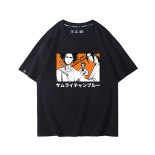 混沌武士琉球武士疯云录动漫无幻周边短袖Samurai champlooT恤衫