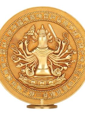 慧宝准提宝镜随身迷你桌面小摆件