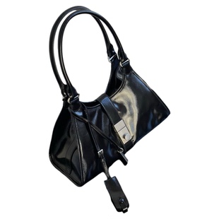 纯原代工厂外贸手提包包女式2025新款油蜡皮腋下包轻便手拎单肩包