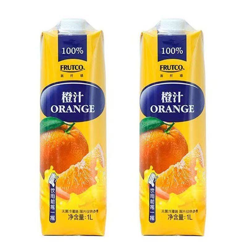 橙宝果汁1kg*12盒装整箱橙汁苹果汁菠萝汁红西柚汁饮料
