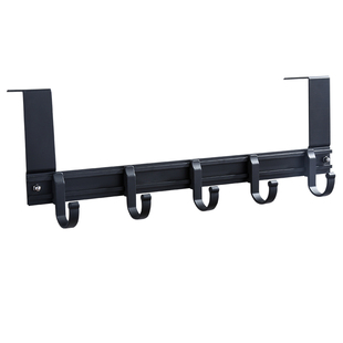 门后挂钩挂太空铝免打孔挂置物收纳衣服厨房浴室勾门背后挂钩挂架