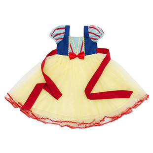 女童白雪连衣裙夏天儿童短袖洋气公主裙女孩蓬蓬纱裙生日礼服