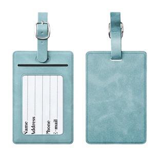 肤感行李牌飞机行李挂牌识别牌旅行箱吊牌皮革行李寄存牌可定做