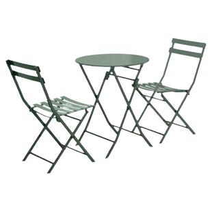 阳台铁艺折叠小桌椅网红抖音三件套组合室外露台庭院休闲茶几餐桌