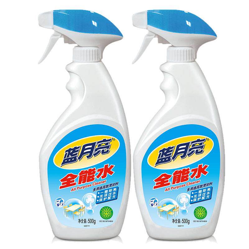 蓝月亮全能水500g瓶 多用途清洁剂不锈钢去污水龙头除垢清洗包邮