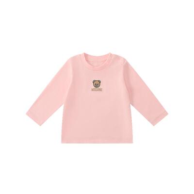 【季末特惠】Moschino/莫斯奇诺 婴童Moschino泰迪熊印花长袖T恤