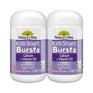 Nature'sWay澳洲佳思敏儿童液体钙VD补钙胶囊0乳糖维生素D3维D钙