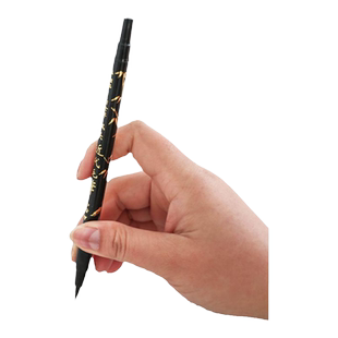 PLATINUM白金近代毛笔静雅小楷中楷科学软毛笔CF-200学生用勾线绘画粗细字抄经练字签名书法双头毛笔CFW-300