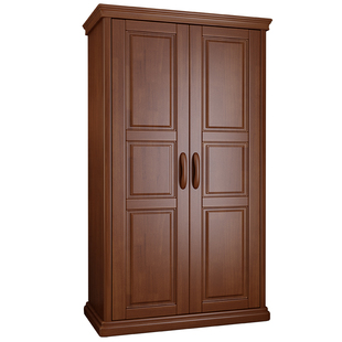 小户型平开门实木衣柜 儿童小房间卧室柜子 经济型出租房用小衣橱